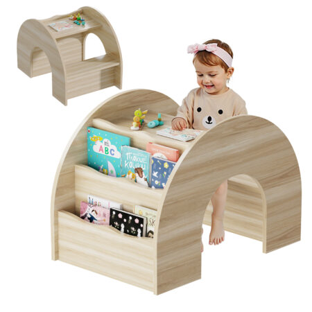 Arched Wood Kids Desk & Chair Set